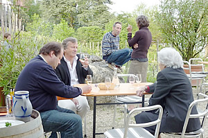 Bei der Jungweingegustation 2010
